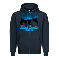Navy British Cloumbia Canada Zipper Hoodie - Bettercallsaul