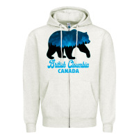 Oatmeal Heather British Cloumbia Canada Zipper Hoodie - Bettercallsaul