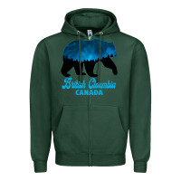Sports Green British Cloumbia Canada Zipper Hoodie - Bettercallsaul