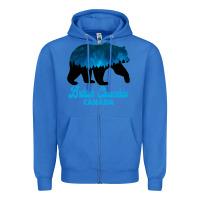 True Royal British Cloumbia Canada Zipper Hoodie - Bettercallsaul