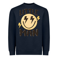 Navy little man Heavyweight Sweatshirt - MaliasSmallBusiness