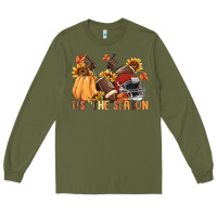 Army Green tis' the season Long Sleeve Tee - MaliasSmallBusiness