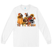 White tis' the season Long Sleeve Tee - MaliasSmallBusiness
