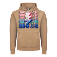 Vintage Coffee mom of both boy and girl Vintage Hoodie - MaliasSmallBusiness