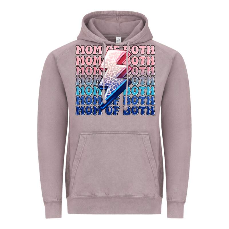 Mom Of Both Boy And Girl Vintage Hoodie by MaliasSmallBusiness | Teevron
