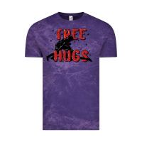 Cloud Purple free hugs Vintage Tee - MaliasSmallBusiness