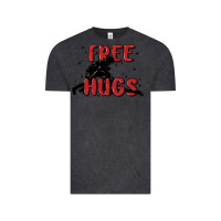 Vintage Black free hugs Vintage Tee - MaliasSmallBusiness