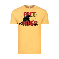 Vintage Mustard free hugs Vintage Tee - MaliasSmallBusiness