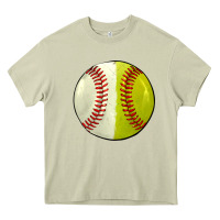 Mossy half baseball softball Heavy Core Tee - JahusDesignShop