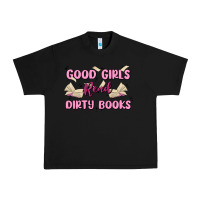 Black good girls read dirty books Urban Heavy Tee - MaliasSmallBusiness