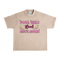 French Oak good girls read dirty books Urban Heavy Tee - MaliasSmallBusiness