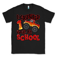 Black i crushed 100 days of school monster truck Classic Tee - MaliasSmallBusiness