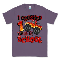 Lavender i crushed 100 days of school monster truck Classic Tee - MaliasSmallBusiness