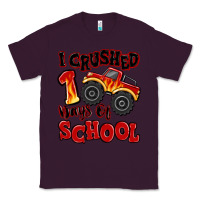 Plum i crushed 100 days of school monster truck Classic Tee - MaliasSmallBusiness