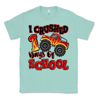 Seafoam i crushed 100 days of school monster truck Classic Tee - MaliasSmallBusiness