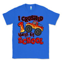 True Royal i crushed 100 days of school monster truck Classic Tee - MaliasSmallBusiness