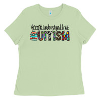Matcha accept. understand love autism Ladies Tee - CowhideDigitalArt