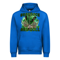 Cobalt shamrock and roll Urban Hoodie - FaDigitalArtStudio