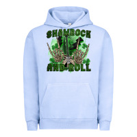 Pigment Grape Ice shamrock and roll Urban Hoodie - FaDigitalArtStudio