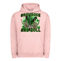 Pigment Salmon shamrock and roll Urban Hoodie - FaDigitalArtStudio