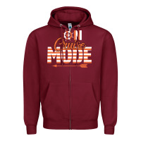 Burgundy On Cruise Mode Zipper Hoodie - Bettercallsaul