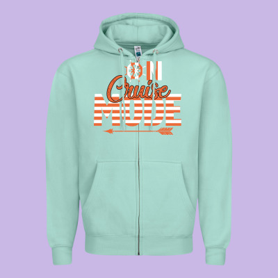 On Cruise Mode Zipper Hoodie Designed By Bettercallsaul