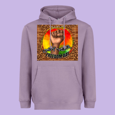 Juneteenth Freedom Day Heavyweight Hoodie Designed By Tumblerdesignbyshophia