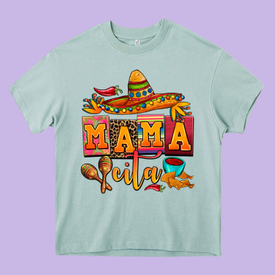 Mama Cita Cinco De Mayo Heavy Core Tee Designed By Adodesignshop