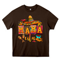 Chocolate Brown mama cita cinco de mayo Heavy Core Tee - AdoDesignShop