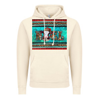 Vintage Artic western christmas baby cow noel tumbler Vintage Hoodie - Jasminsmagicworld