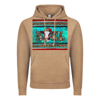 Vintage Coffee western christmas baby cow noel tumbler Vintage Hoodie - Jasminsmagicworld