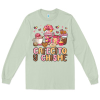 Matcha cafecito y chisme Long Sleeve Tee - MaliasSmallBusiness