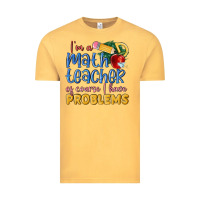 Vintage Mustard im a math teacher of course i have problems Vintage Tee - MaliasSmallBusiness