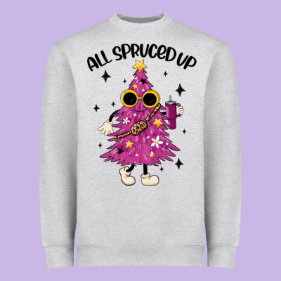 All Spruced Up Heavyweight Sweatshirt Designed By Maliassmallbusiness
