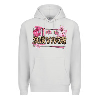 Dove Grey im a survivor cancer awareness Premium Hoodie - CowGirlArtShop