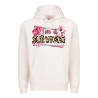Pale Pink im a survivor cancer awareness Premium Hoodie - CowGirlArtShop