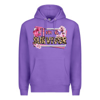 Purple im a survivor cancer awareness Premium Hoodie - CowGirlArtShop