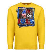 Lemon 4th of july Premium Sweatshirt - CowGirlArtShop