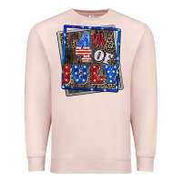 Pale Pink 4th of july Premium Sweatshirt - CowGirlArtShop