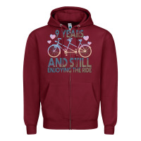 9 Years And Still Enjoying The Ride Zipper Hoodie | Teevron