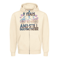 Sandshell 9 Years And Still Enjoying The Ride Zipper Hoodie - Bettercallsaul