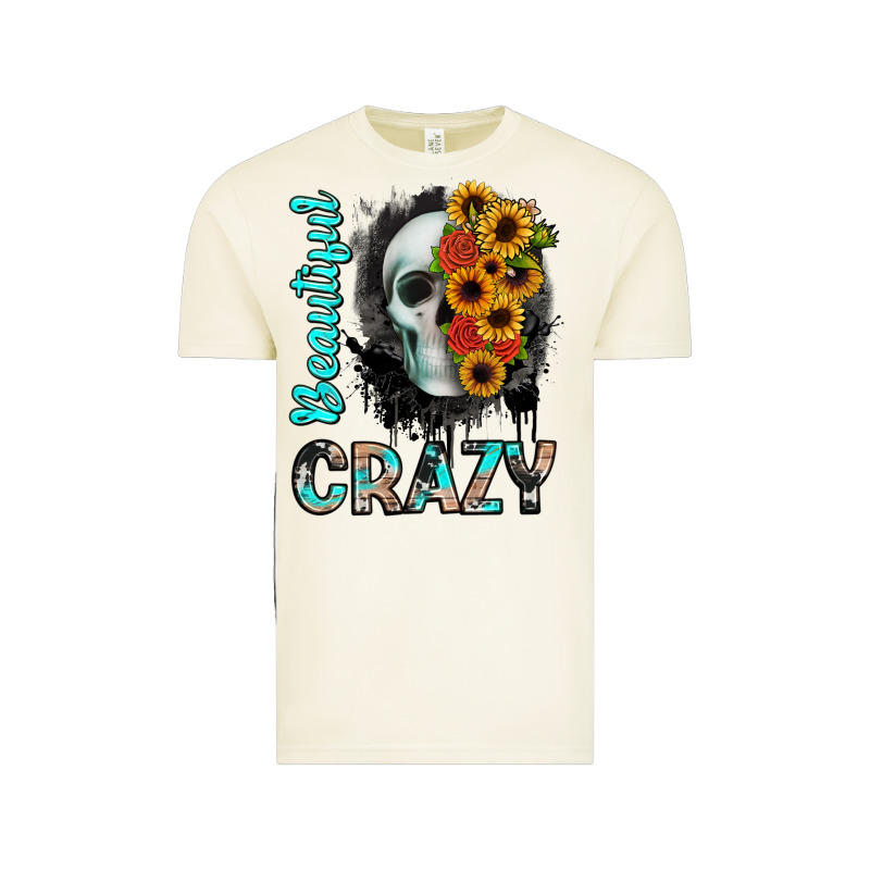 Beautiful Crazy Skull Vintage Tee by JahusDesignShop | Teevron
