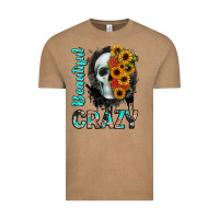 Vintage Coffee beautiful crazy skull Vintage Tee - JahusDesignShop