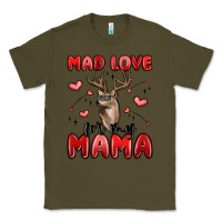 Army Green mad love for my mama Classic Tee - MaliasSmallBusiness