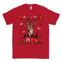 Red mad love for my mama Classic Tee - MaliasSmallBusiness