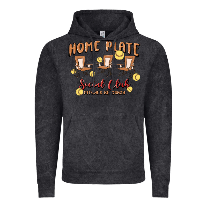 Glitter Softball Vintage Hoodie by MaliasSmallBusiness | Teevron