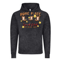 Vintage Black glitter softball Vintage Hoodie - MaliasSmallBusiness