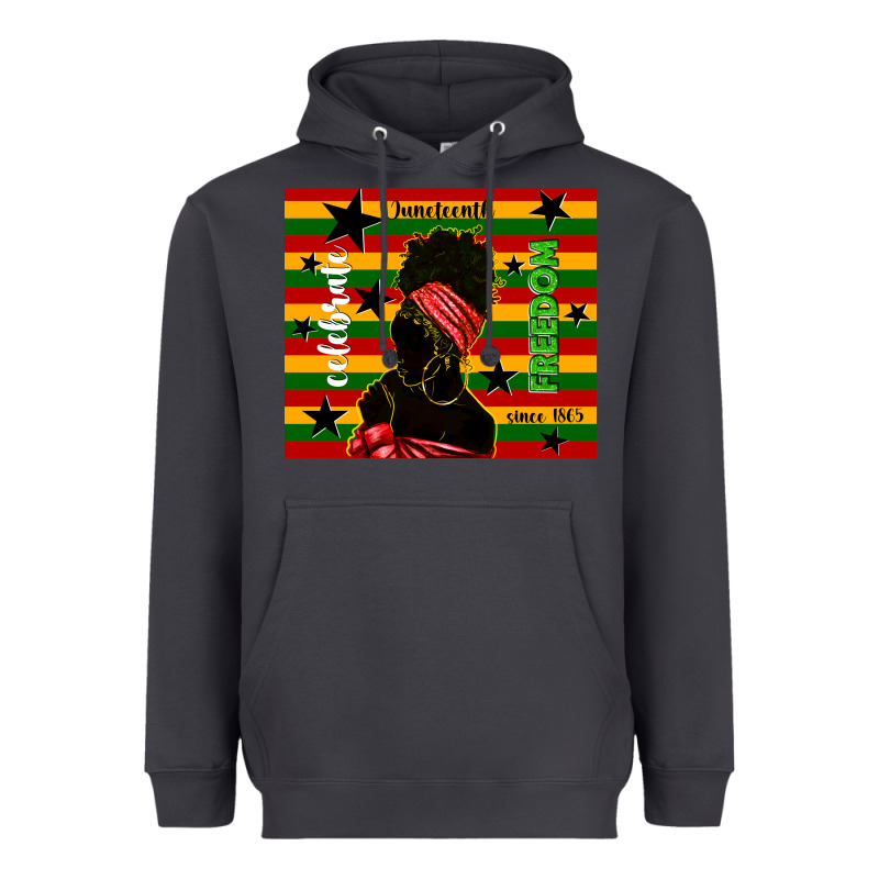 Juneteenth Celebrate Freedom Since 1865 Heavyweight Hoodie by TumblerDesignByShophia | Teevron