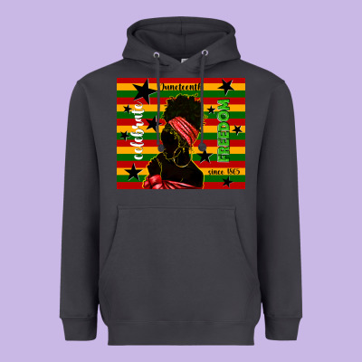 Juneteenth Celebrate Freedom Since 1865 Heavyweight Hoodie Designed By Tumblerdesignbyshophia
