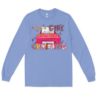Colony Blue just a girl who loves crafting Long Sleeve Tee - MaliasSmallBusiness